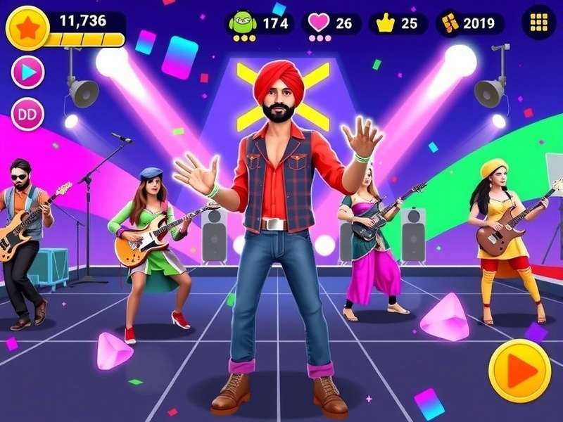 Punjabi Pop Party Gameplay Screenshot